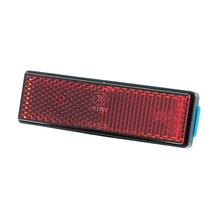 Reflektor RMS 95x25mm, rechteckig, selbstklebend, rot