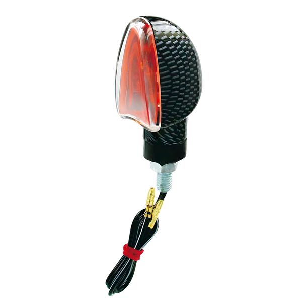 Indicador LED Óptica de carbono RMS, E-mark, 2 piezas