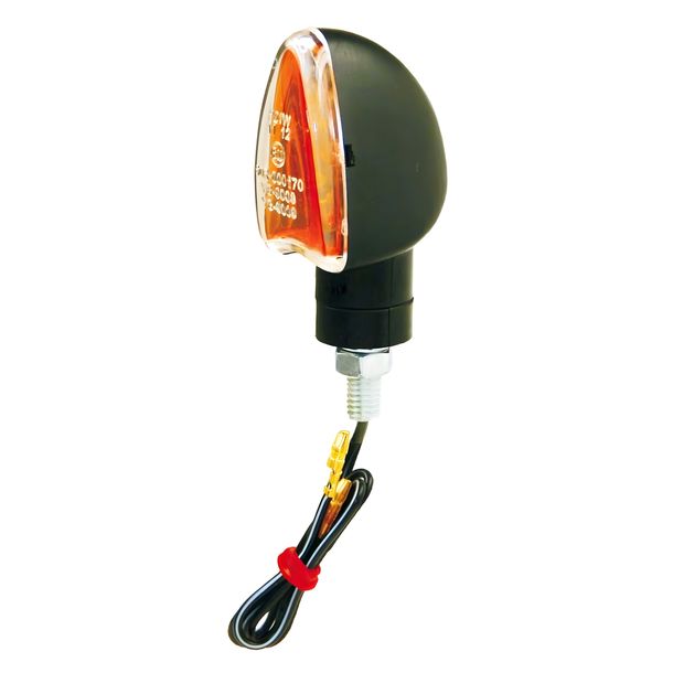 Triangular indicator couple black homologated