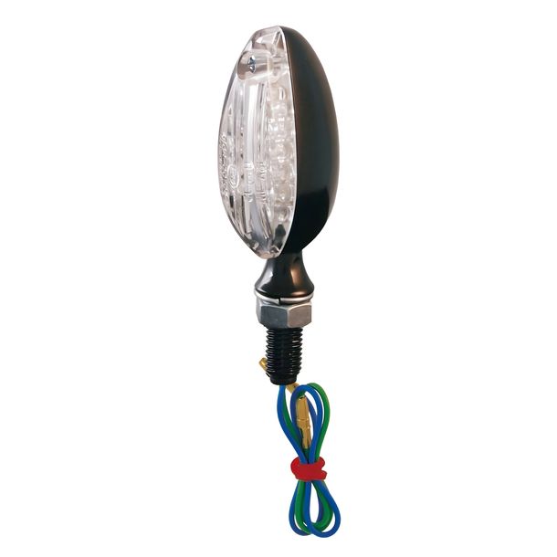 LED Blinker RMS schwarz, E-Prüfzeichen