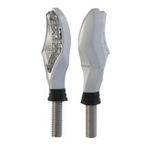 Blinker RMS Demon, silber, E-Prüfzeichen, 2 Stück