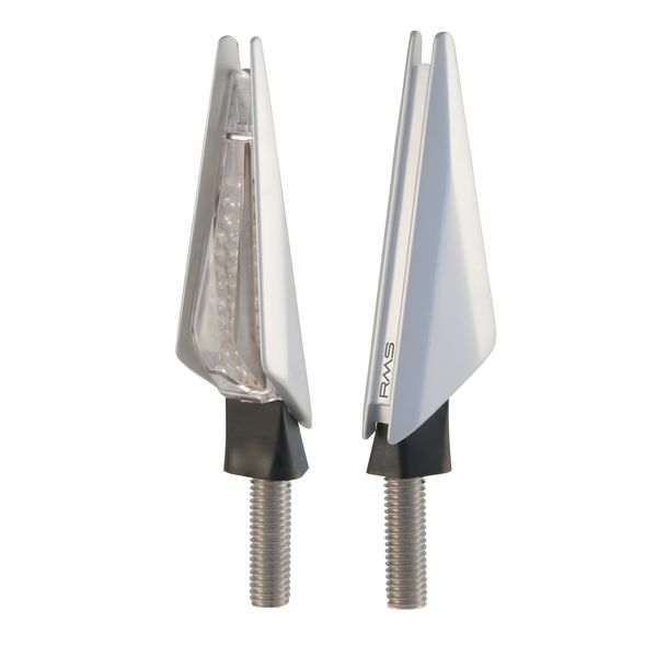 Indicatori RMS LED Yamato, argento, confezione da 2, E-Mark