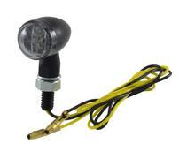 Blinker LED RMS, schwarz mit Homologation vorn und hinten, 2 Stück
