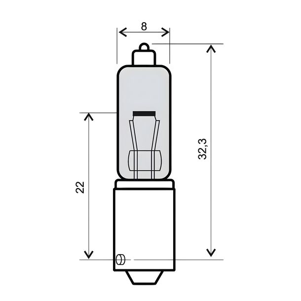 Ampoule RMS 12V 21W 90° homologuée, 10 pièces, marquage E