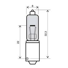 Glühlampe RMS Birne 12V 21W 90° homologiert, 10 Stück, E-Prüfzeichen