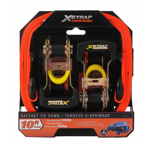 Big ratchet tie down set max load 454 kg