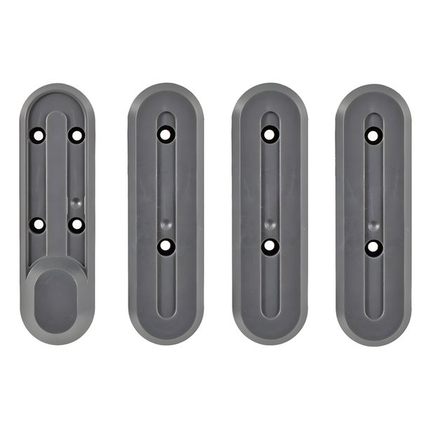 Kit: 4 plastic protections and 4 reflective stickers for electric kickscooter