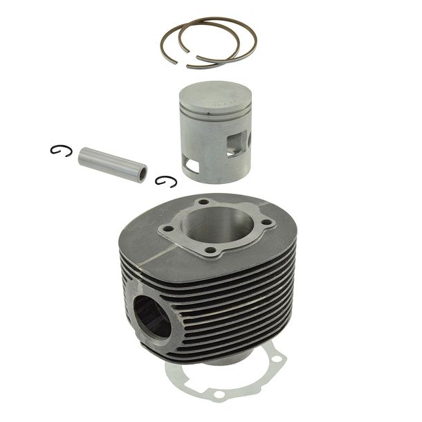 Cilindro EVOK 200 cm per Piaggio Vespa PE 200, alesaggio 66,5 mm, OEM 414708