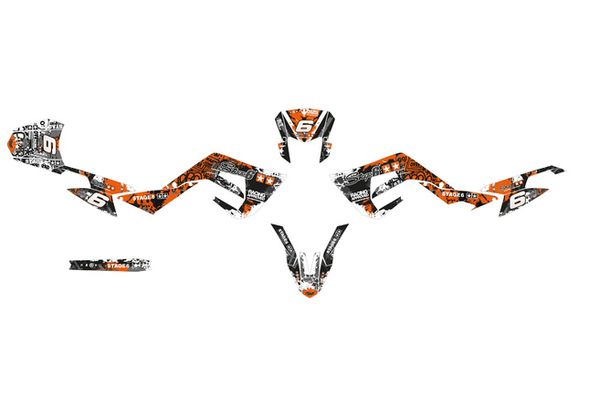 Dekor Kit Verkleidung Stage6 für Derbi X-Treme Euro 4