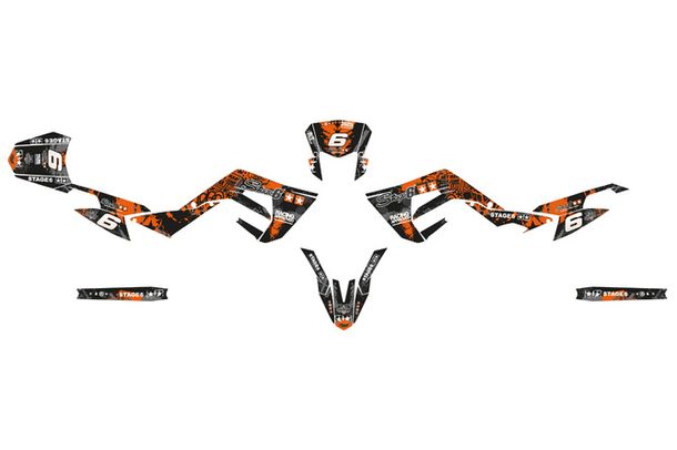 Dekor Kit Verkleidung Stage6 für Derbi X-Treme Euro 4