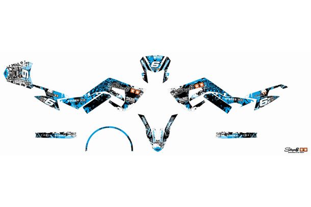 Decor Kit Fairing Stage6 for Derbi X-Treme Euro 4