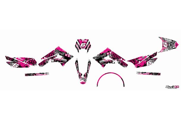 Kit de decoración carenado Stage6 para Derbi X-Treme/X-Race