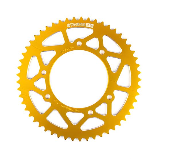 Corona 53 denti - 420 Stage6 alluminio CNC per Derbi Senda DRD Pro/Racing