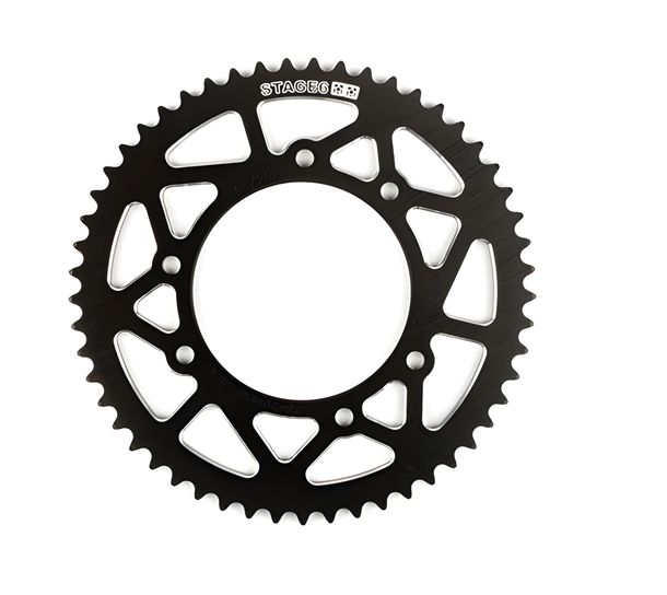 Corona 53 denti - 420 Stage6 alluminio CNC per Derbi Senda DRD Pro/Racing