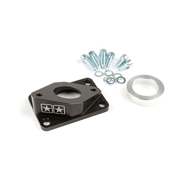 Collettore di aspirazione Stage6 R/T High Flow 28mm, nero per Derbi/Minarelli AM6