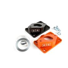 Stage6 R/T High Flow 28 mm zwart ovaal inlaatspruitstuk voor Derbi/AM6