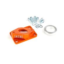 Stage6 R/T High Flow 28 mm zwart ovaal inlaatspruitstuk voor Derbi/AM6