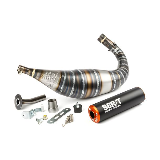 Impianto di scarico Stage6 R/T 90 - 100cc CNC per Minarelli AM6