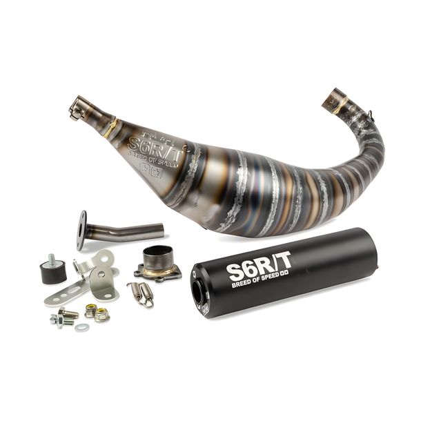 Auspuffanlage Stage6 R/T 90-100ccm CNC für Derbi