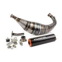 Système d'échappement Stage6 R/T 90 - 100cc CNC pour Derbi