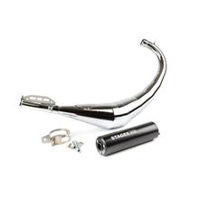 Sistema de Escape Stage6 Streetrace Chrome Homologado CNC para Minarelli AM6