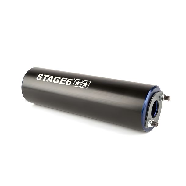 Stage6 Streetrace Exhaust System CNC Black/Blue for Derbi/Minarelli AM6 with ABE – Bild 6