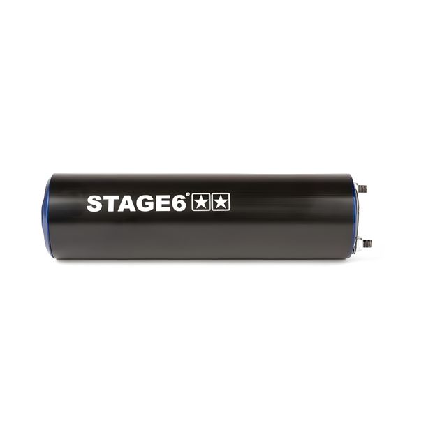 Stage6 Streetrace Exhaust System CNC Black/Blue for Derbi/Minarelli AM6 with ABE – Bild 7