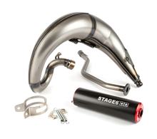 Auspuffanlage Stage6 Streetrace mit Zulassung High Mount CNC für Yamaha DT50