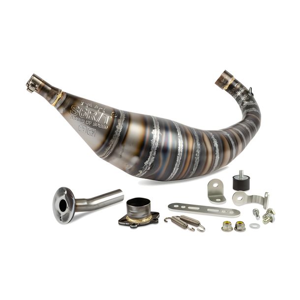 Exhaust (without silencer) Stage6 R/T 90-100cc for Derbi – Bild 2
