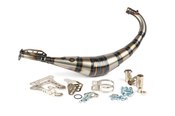 Exhaust (without rear silencer) Stage6 Streetrace for Derbi/Minarelli AM6