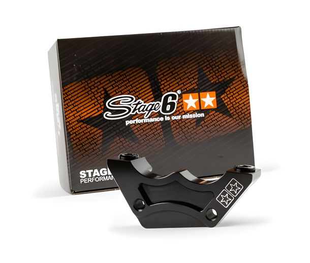 CNC brake caliper adapter for Stage6 R/T 4-piston for Minarelli lying