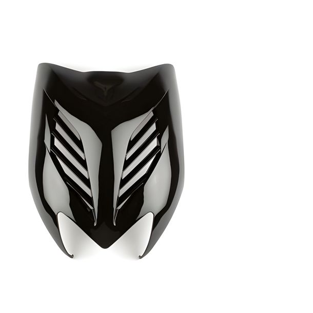 Cupolino anteriore/mascherina faro, nera per MBK Nitro/Yamaha Aerox