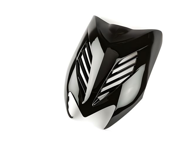 Carena anteriore / maschera faro, nera per MBK Nitro / Yamaha Aerox – Bild 3