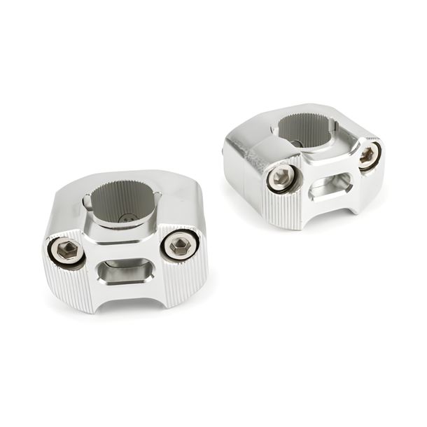 Abrazaderas manillar aluminio d. 22/28,6 mm