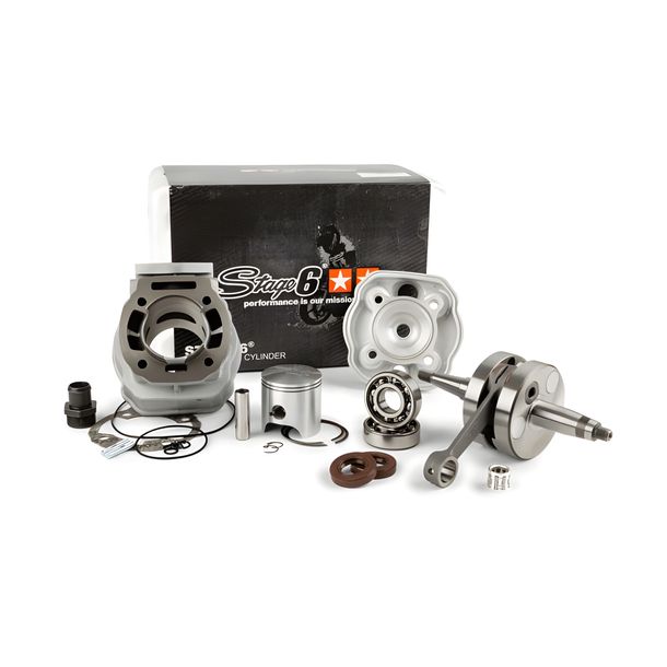 Pack moteur Stage6 Streetrace 88 cm3, vilebrequin course 45 mm pour Derbi Euro3/Euro4