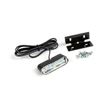 Nummernschildbeleuchtung 3 LEDs CE schwarze Halterung