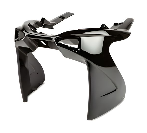 Bisel delantero inferior, negro para MBK Nitro/Yamaha Aerox hasta 2013