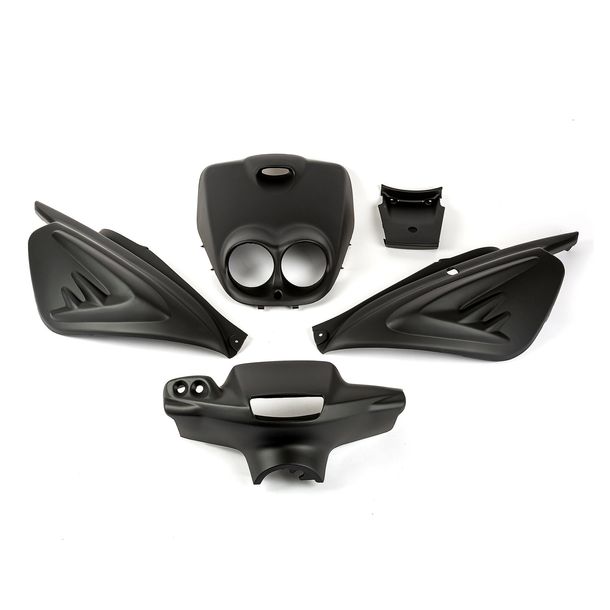 Verkleidungskit (5 Teile) schwarz matt für MBK Rocket / Yamaha Spy