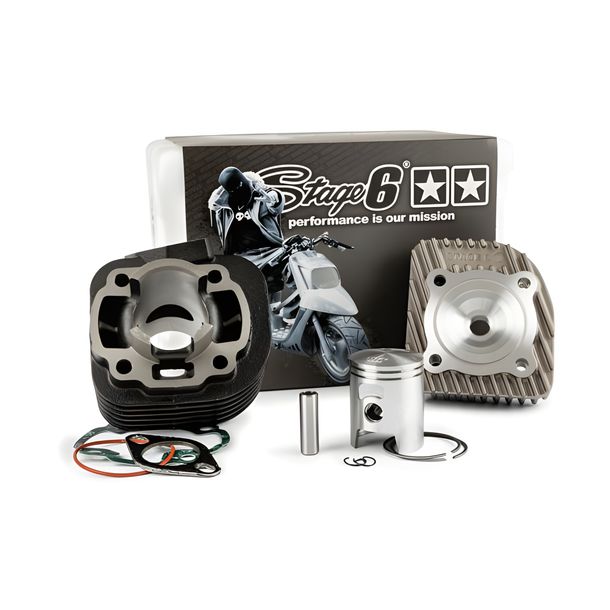 Kit cilindro Stage6 Streetrace in ghisa 50cc per Yamaha Neo's/Ovetto