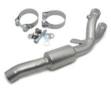 Auspuffrohr LeoVince Verbindungsrohr ohne Katalysator ohne Zulassung, Edelstahl für Yamaha YZF-R1 / M 1000 Bj. 2015 - 2016 E3 / Bj. 2017 - 2019 E4 / Bj. 2020 - 2025 E5