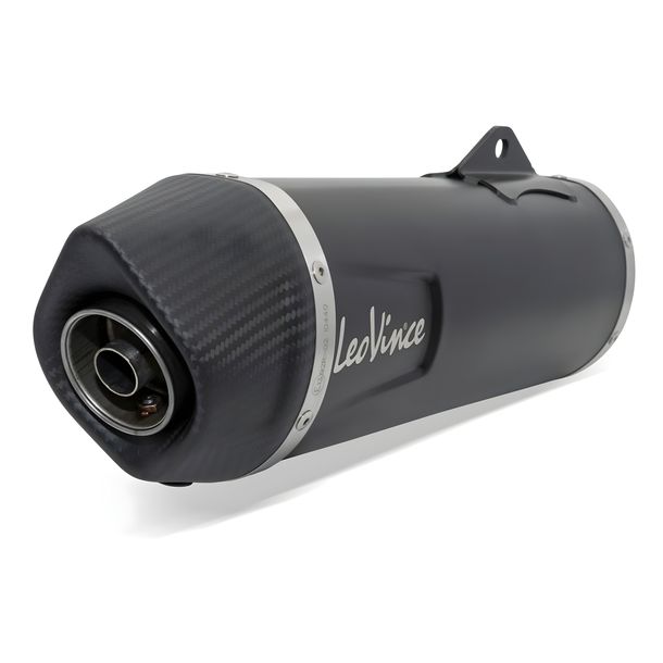 Auspuffanlage LeoVince Komplettanlage SBK NERO, Edelstahl schwarz, Carbon Kappe – Bild 3
