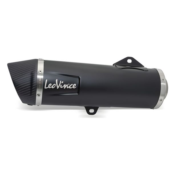 Auspuffanlage LeoVince Komplettanlage SBK NERO, Edelstahl schwarz, Carbon Kappe – Bild 4