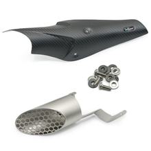 Endschalldämpfer LeoVince Auspuff Endrohr ADDITIONAL Edelstahl & Carbon Hitzeschild für Yamaha MT-07 / FZ-07 700 2014 - 2016 / 2017 - 2020 / 2021 - 2024 / Tracer 7 / GT 2020 - 2023 / Tracer 2016 - 2020 / Tracer GT 2019 - 2020