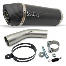 Silenciador final LeoVince LV ONE EVO homologado, carbono para Kawasaki Ninja / Z 125 año 2019 - 2024 E4 / E5