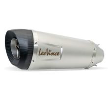 LeoVince SLIP-ON FACTORY S silencer with approval, stainless steel, carbon end cap for Suzuki GSX-R 1000 / R