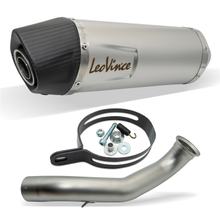 Endschalldämpfer LeoVince LV ONE EVO mit Zulassung, Edelstahl, Carbon Kappe für KTM Duke / R 690 Bj. 2016 - 2019 E4