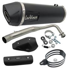 Silenziatore posteriore LeoVince LV ONE EVO Black Edition omologato, acciaio inossidabile nero, tappo in carbonio e paracalore per Yamaha Ténéré 700 / World Raid / Rally Edition / Extreme Edition / Explore Edition 700 2019 - 2026