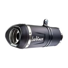 Sistema de escape completo LeoVince LV ONE EVO Black Edition con catalizador y homologación, acero inoxidable negro, tapa de carbono para Yamaha Tracer 7 / GT 700 año 2020 - 2024 E5