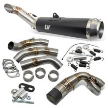 Auspuffanlage komplett LeoVince LV RACE Black Edition mit Katalysator & Zulassung, Edelstahl schwarz für Yamaha Tracer 9 / GT / GT+ 900 Bj. 2021 - 2024 E5 / XSR Bj. 2022 - 2024 E5