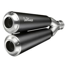 LeoVince SLIP-ON GP DUALS silencer with approval, stainless steel for Kawasaki Z 900 RS / Cafe
